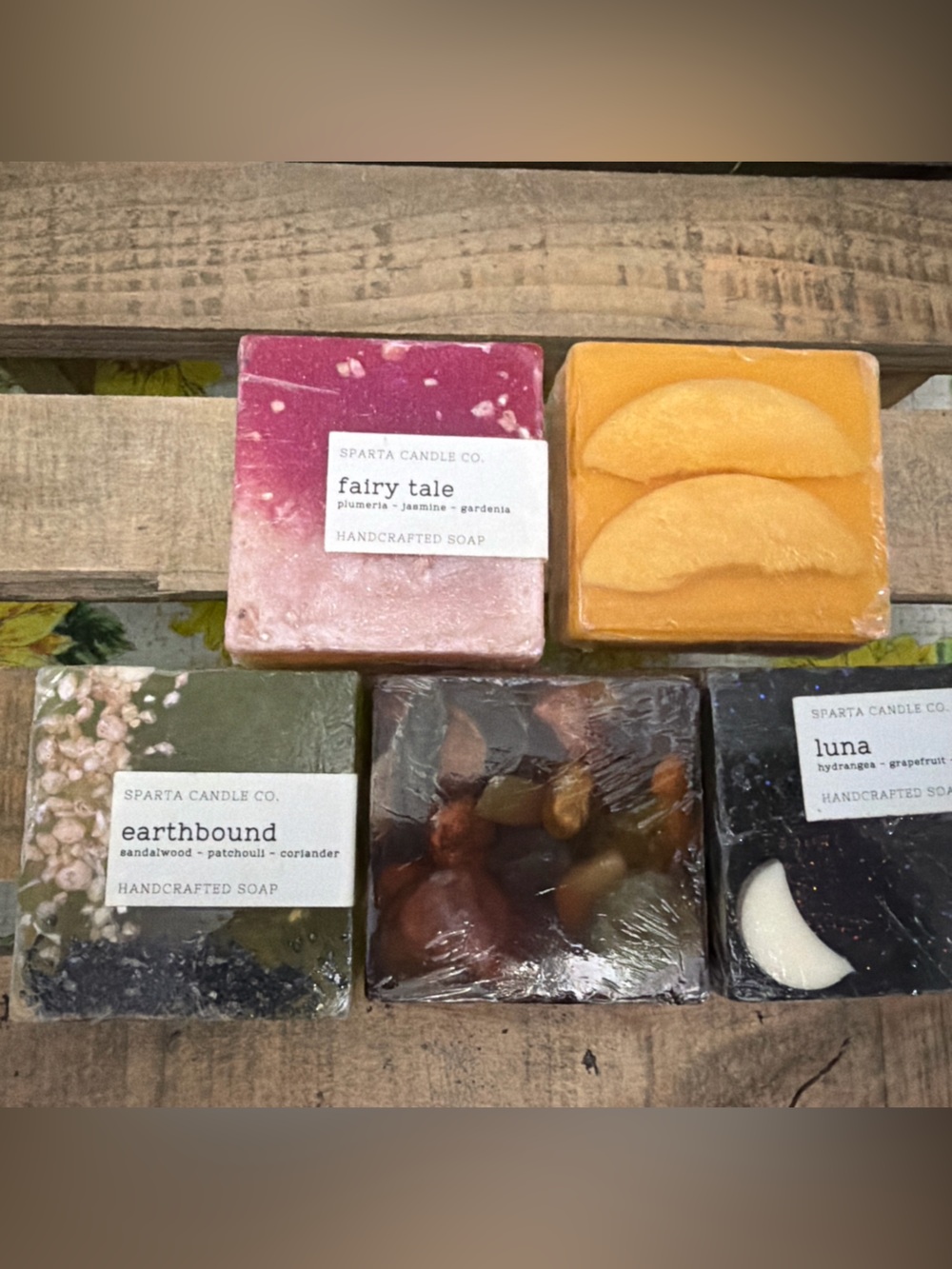 Sparta Handcrafted Soap Bar - assorted new